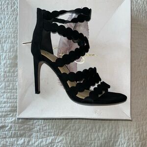 Jessica Simpson Black Strappy Stiletto